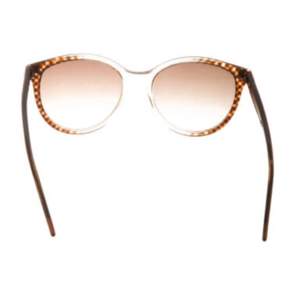 Bottega Veneta Round Sunglasses Brown Tortoise Gradient Case Glasses HOST PICK - Picture 3 of 10